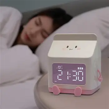 Sat za alarm Sat u obliku kutija za mlijeko Multifunkcionalni sat alarm sa velikim ekranom, namijenjen za djecu E-mail alarm za studente