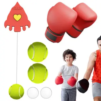 Boksački refleksijska loptu, povez za glavu, napad noseći loptu, boks autocesta lopte, set za vježbanje ruku i očiju, podizanje snagu reakcije, Mma Boxer