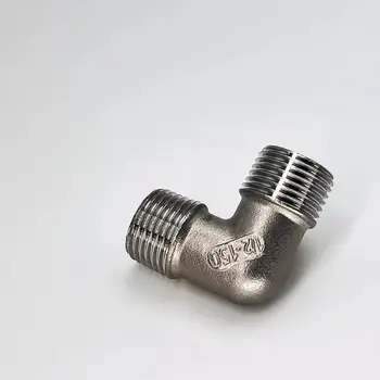 304/316 Nehrđajućeg čelika s 90-градусным izraženim M-M Vanjskim navojem za cijevi za vodu/plin/ulje
