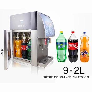 Stručni tipska isporuka, kućište od nehrđajućeg čelika, automat za prodaju Coca-Cola s tri ventila