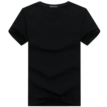 B6307 Jednostavna linija kreativni dizajn, čvrste pamučne majice, Muška majica kratkih rukava u novom stilu, velike dimenzije