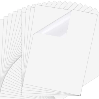 25 Listova Papira Za Ink-jet Naljepnice veličine 8.3X11.6 Cm, Prozirna Folija Za Ispis, Быстросохнущая Proizvodnja Naljepnica Za Tintne Pisače