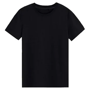 B8853 Tanka Majica Muška Monotono Majica Standardna Prazna T-Shirt Black Bijele Majice Top Novi