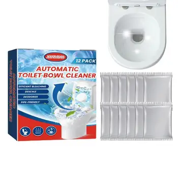 12 kom./paket Automatski čistač wc Шипучая tableta za brzo uklanjanje mrlje od urina, dezodorans, sredstvo za čišćenje žute od prljavštine