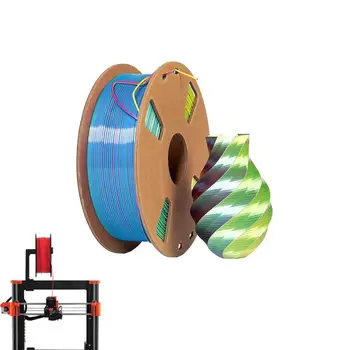 Konac Za 3D Ispis Трехцветная Svilene PLA Nit Bez Спутывания Službena 1 kg Karton Spool Za Pisač Pribor Za 3D Pisača