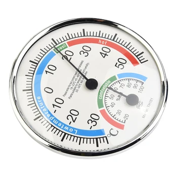 Unutrašnji termometar Hygrometer Analogni senzor za temperaturu i vlagu mjerni instrument Mjerni instrumenti za kućanstvo termometri