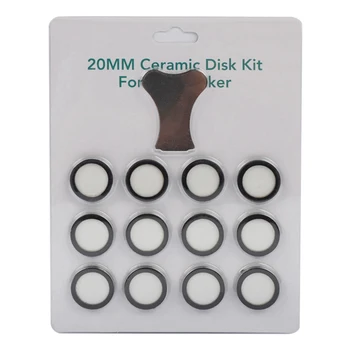 12 komada ultrazvučni туманообразователя, keramički diskovi za detalje zraka, konverter diskove s kapicom za alat