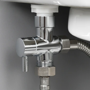 Bakreni spremnik vode američki standard 7/8, pištolj-prskalica za wc, tri-put pribor, ventil za dovod vode za pranje žene