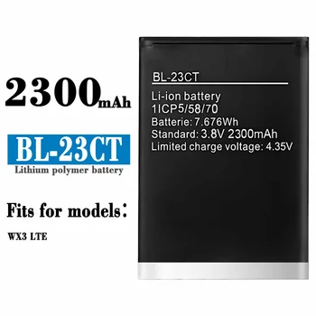 High-end je baterija mobilnog telefona za Tecno WX3 LTE BL-23CT Neutralni izgled mobilni telefon baterija velikog kapaciteta
