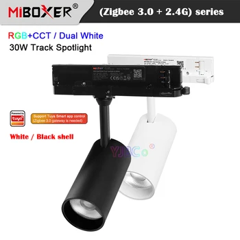 Miboxer Zigbee 3,0 2,4 G 30 W RGBCCT /Dvostruka Bijela CCT Led Трековый lampa Tuya APP RF Daljinski Upravljač Stropni Reflektor 110V 220V