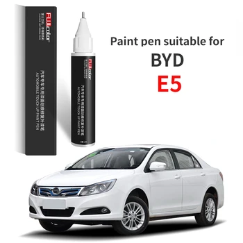 Samoljepljiva ručka pogodna za BYD E5 Paint Repair Pen Kristalno bijela Posebna boja za auto oprema E5, crna, zelena boja za popravak E5