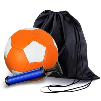 1 komplet sportske nogometne lopte s okretanjem, nogometna igračka, pogodna za trening na otvorenom i u zatvorenom prostoru Sa zračnom pumpom za loptu
