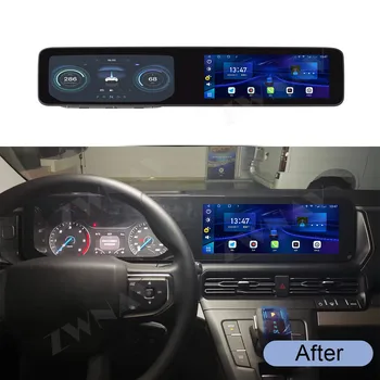 Uređaj Android 12,0 256 GB za Ford Transit 2023 GPS navigacija Auto stereo multimedijalni ekran DVD player Carplay glavna jedinica DSP