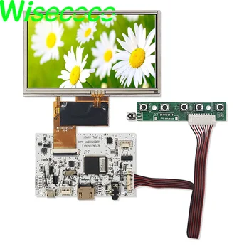 Wisecoco 5-inčni TFT-LCD zaslon AT050TN33 350 Nit 480 *272 kontroler mini zaslona