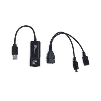USB 2.0 za RJ45 s Адаптерным Kabelom Mirco OTG USB 2.0 LAN Ethernet za Amazon Fire TV 3 ili Stick GEN 2
