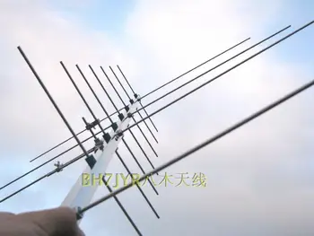 UV74 dvofrekvencijska amaterska antena yagi od nehrđajućeg čelika 430/144 M HAM ретрансляторная antena 11dBi vhf 4 elementa uhf 7 elemenata