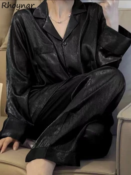 Пижамные setove Ženske Slobodne Berba Ženske pidžame Zgodan Jesen Elegantan dizajn Nježna Harajuku Korejski Modni stil
