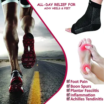 Kompresije rukava za noge Foot Angel sa zaštitom od umora, podržava gležanj, zglob, Košarku, sportske čarape, Ulica zavoj za gležanj, Čarapa