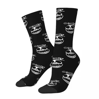 Jesensko-zimske muške čarape s ludim dizajnom Gorillaz-Symbol, нескользящие nogometne čarape
