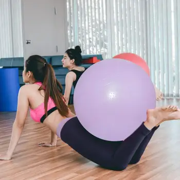Koji sprečava jaz loptu za joge, Soft fat loptu za pilates s napuhavanje pumpom, Нескользящий, izdržljiva, dajući oblik tijela loptu sa česticama