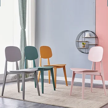 Plastična stolica Blagovaona stolice za kuhinjski namještaj Утолщенная naslon stolica Home skandinavski moderan minimalistički blagovaona stolice za restoran