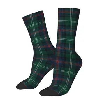 Muške čarape u шотландскую kavez Kawaii Sutherland, ženske toplo sportske nogometne čarape u kavez s 3D ispis