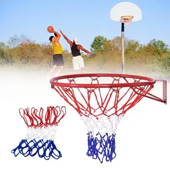 Košarkaški grid 3-color flaks Mreža za košarkaški obruč Za takmičenja na otvorenom i u zatvorenom prostoru Standardna mreža za zamjenu obruč bilo koje vrijeme