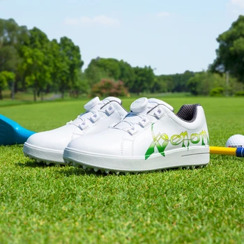 Dječje cipele za golf PGM, vezice za cipele sa zaštitom od klizanja, vodootporan sportski prozračna mekana obuća s po cijeloj površini za dječake i djevojčice