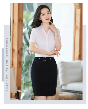 AIyssa 2023, elegantan moderan profesionalni ženski butik, majice s kratkim rukavima, pokazuju jedinstveni temperament