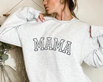 Najbolji poklon za majčin Dan, majica 2023, ženski džemper na majčin Dan u minimalistički stil 2023, Udobna ženska košulja je redovno rezanje