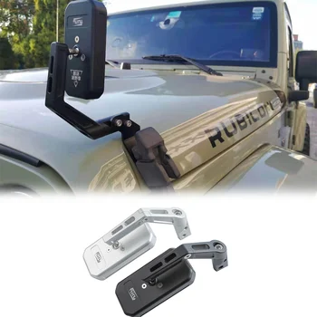 Fury 2007-2017 JK accessories dijelova od lijevanog aluminija sa CNC, Bočni pomoćni ogledalo na poklopcu motora za Jeep wrangler