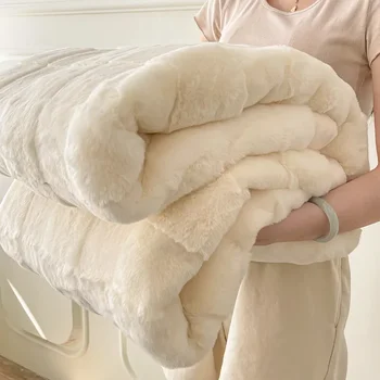 Kvalitetne tople deke, od umjetnog кроличьего baršun za zimu, kvalitetni debeli plišani deke, meke утяжеленные deke