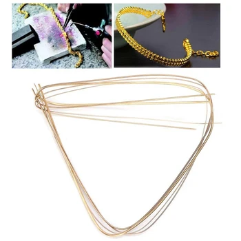 Praktične čvrste srebrne zavarivanje-šipke lemljenje šipke ogrlice Lemljenje žica 0,5 mm 1,64 ft 10шт Naušnice Ovjes